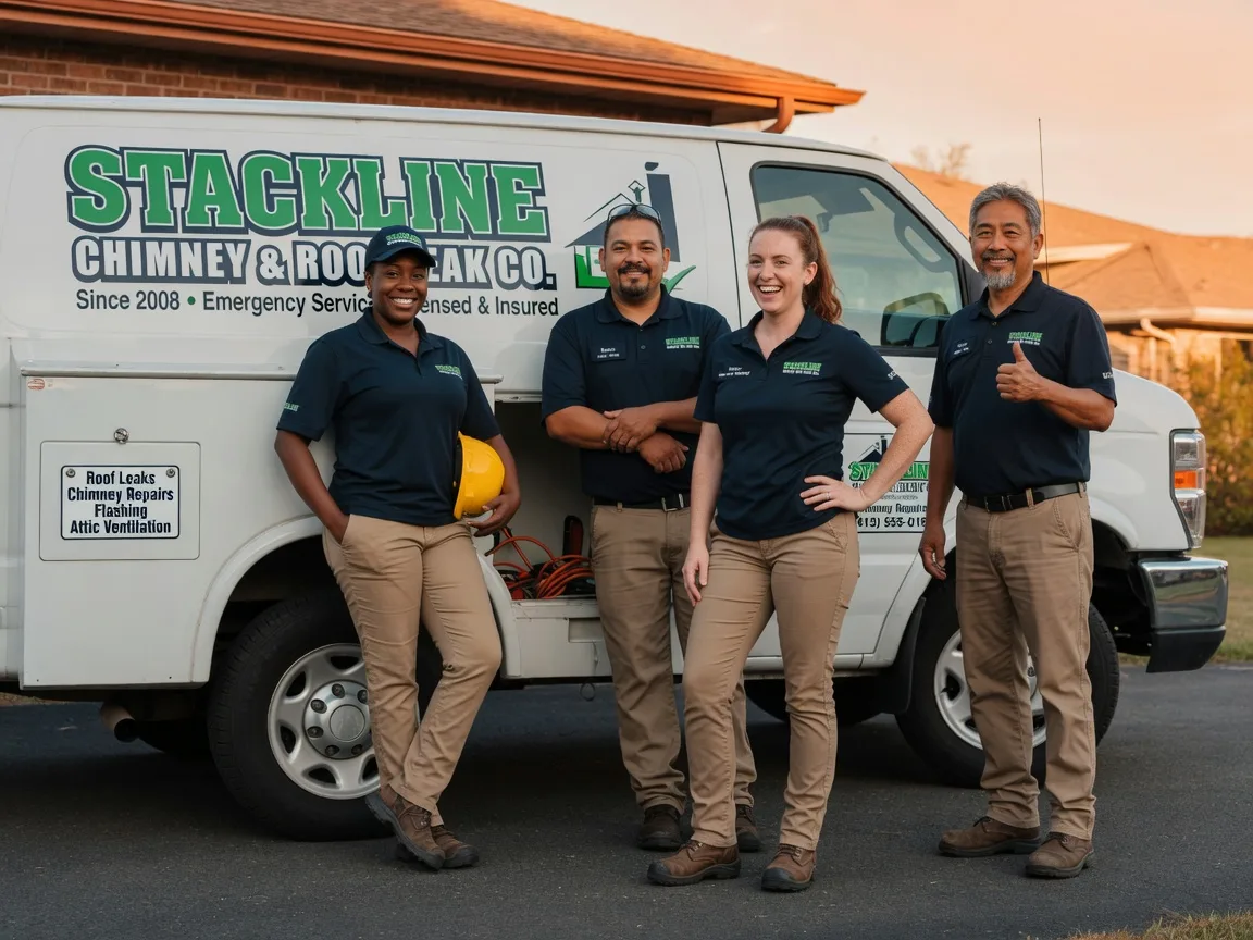 Chimney flashing repair company in Branch, LA